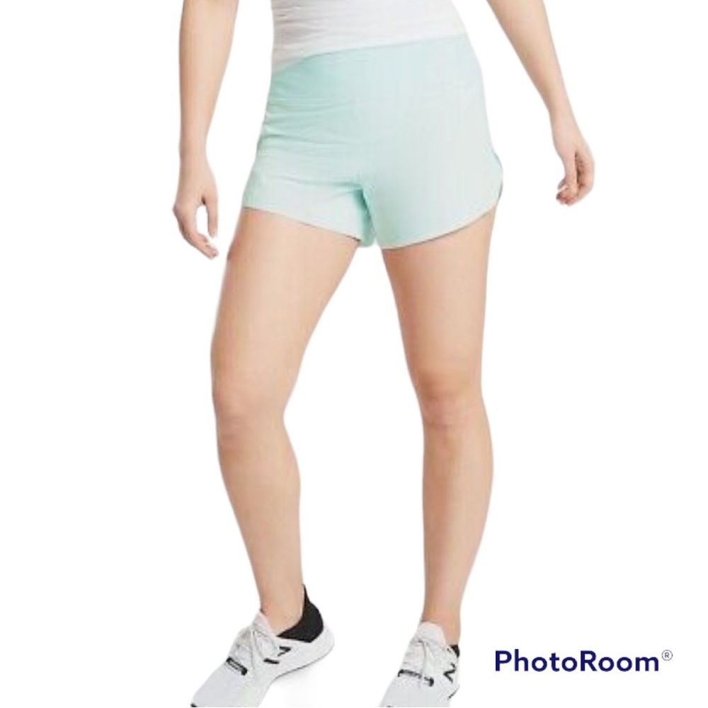 Athleta Run With It 3.5” Oasis Blue Running Shorts size XXS